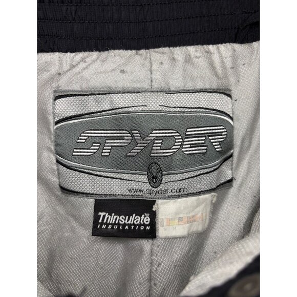 SPYDER Snow Pant Thinsulate Womens 4 Black Zipper Pockets Ski Winter Snowboard - Picture 2 of 11